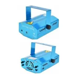 Iluminación de Fiestas,Proyector Laser Ritmico Fiesta Luz Lluvia - Mod.Puntos Verde