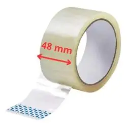 Artículos de Oficina,3x Cinta Huincha Embalaje Ancha Transparente Embalar Caja