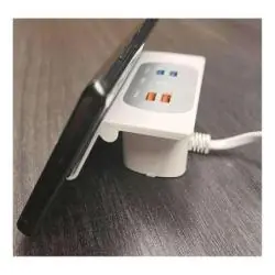 Cargador de Celular y Baterías,Cargador Carga Celular Tipo C Usb Corriente Enchufe Multi