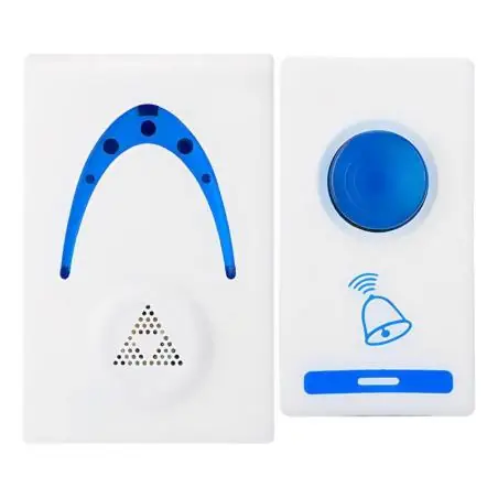 Cables y Accesorios Seguridad,Timbre Inalambrico De Puerta Porton Casa Oficina Habitacion - Usa 23A