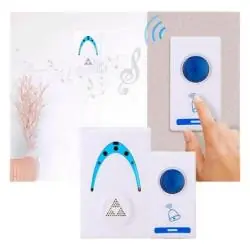 Cables y Accesorios Seguridad,Timbre Inalambrico De Puerta Porton Casa Oficina Habitacion - Usa 23A