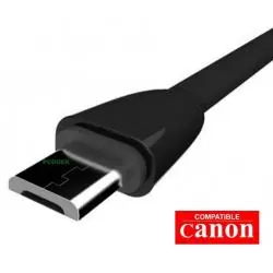 Cables de Datos y Carga,Cable Para Canon Usb Ifc600pcu Powershot G1 G5 G7 G9 X Mark - Blanco Micro Usb Conector
