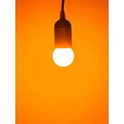 Iluminación de Fiestas,Ampolleta Led Colores Fiesta Casa Ambiente Lampara Naranja