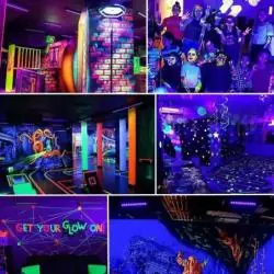 Iluminación de Fiestas,Barra De Luz Negra Uv Ultravioleta Led Cumpleaños Fiesta - 12 Led