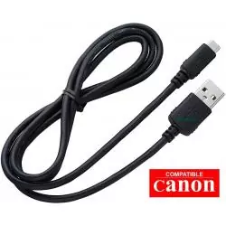 Cables de Datos y Carga,Cable Para Canon Usb Ifc600pcu Powershot G1 G5 G7 G9 X Mark - Negro Micro Usb V8