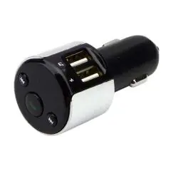 Transmisor FM Bluetooth Manos Libres,Transmisor Auto Fm Bluetooth Mp3 Manos Libre Pantalla USB BT