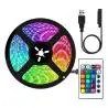 Cintas y Tiras LED,Tira Cinta Led Usb Luces Rgb Con Control Para Pc Tv Auto