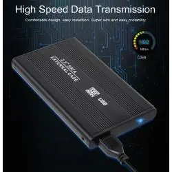 Accesorios Almacenamiento,Cofre SATA Case Disco Duro 2.5 Usb Hd Notebook - Color Azar