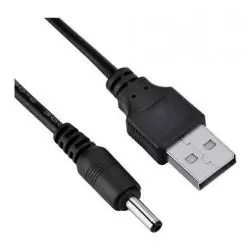 Cables de Poder,Cable Poder 5v Usb A Jack Ac 3,5x1,35mm
