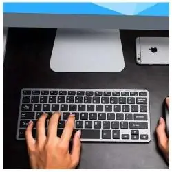 Teclados,Teclado Inalámbrico Bluetooth Recargable Notebook Pc Celular Mini