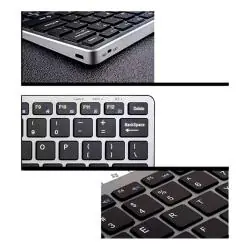 Teclados,Teclado Inalámbrico Bluetooth Recargable Notebook Pc Celular Mini