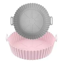 Cocina y Dormitorio,Cesta De Silicona Para Olla Freidora De Aire Reutilizable