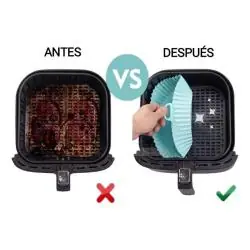 Cocina y Dormitorio,Cesta De Silicona Para Olla Freidora De Aire Reutilizable