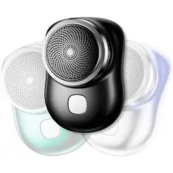 Cuidado Personal,Mini Afeitadora Facial Portatil Electrica Recargarble En Seco