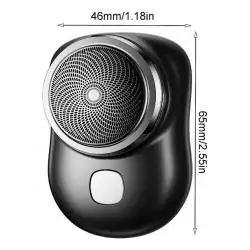 Cuidado Personal,Mini Afeitadora Facial Portatil Electrica Recargarble En Seco