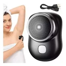 Cuidado Personal,Mini Afeitadora Facial Portatil Electrica Recargarble En Seco