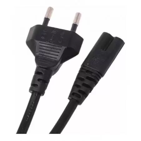 Cables de Poder,Cable Poder Tipo 8 Radio Parlante Bazuka Cargador Notebook
