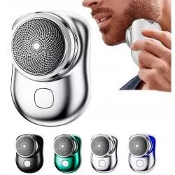 Cuidado Personal,Mini Afeitadora Facial Portatil Electrica Recargarble En Seco