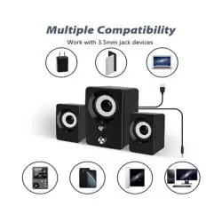 Parlantes para PC,Parlantes Para Computador Pc Notebook Usb Control De Volumen