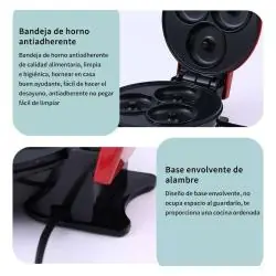 Cocina y Dormitorio,Maquina Mini Donas Rosquilla Cocina Reposteria antiadherente