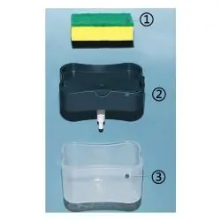 Otros,Dispensador Caja Para Detergente Lavaloza Liquido Cocina Baño