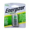 Pilas y Baterias,Pack De 2 Pilas Recargables Energizer Aa 2000mah