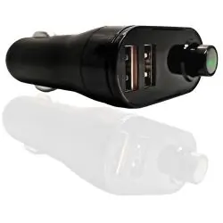 Transmisor FM Bluetooth Manos Libres,Transmisor Fm Auto Bluetooth Mp3 Manos Libre Pantalla Usb Bt