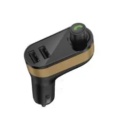 Transmisor FM Bluetooth Manos Libres,Transmisor Fm Auto Bluetooth Mp3 Manos Libre Pantalla Usb Bt