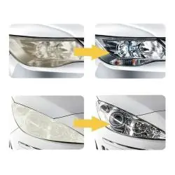 Otros,Kit Restaurador Mica Repara Foco Opaco de Auto Luz Sol UV Pulido Limpiador