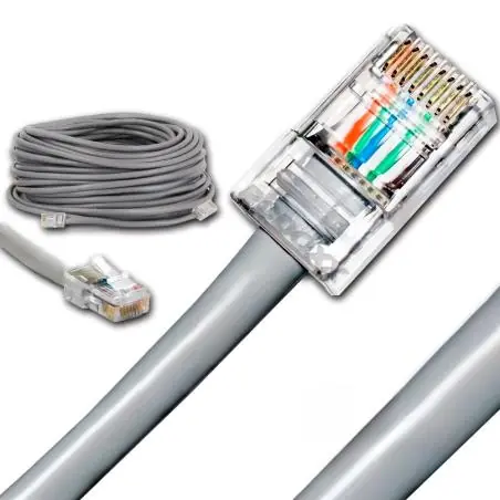 Cable de Red,Cable Red 5 Mts Utp Rj45 Cruzado Directo Crossover Paralelo