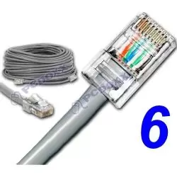 Cable de Red,Cable Red 30 Mts Categoria 6 Rj45 Cat 6 Utp 1000mbps