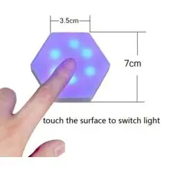 Cintas y Tiras LED,Set Foco Luz Led Rgb Con Control Tactil Touch Inalambrica