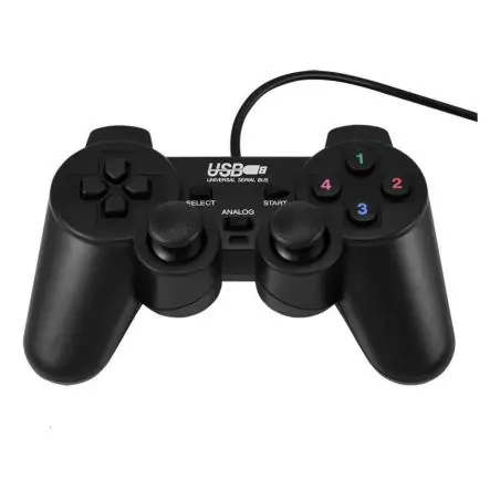 Joysticks de Juego,Joystick Control Palanca Usb Pc Mando Juegos Alambrico con Vibracion