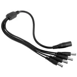 Cables de Poder,Cable Poder Splitter Camara Seguridad 4 Salidas Jack 5.5*2.5