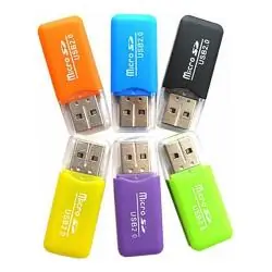 Accesorios Almacenamiento,Lector Adaptador Usb De Tarjetas Micro Sd De Colores