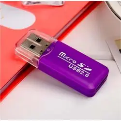 Accesorios Almacenamiento,Lector Adaptador Usb De Tarjetas Micro Sd De Colores