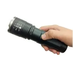 Linternas y Luz Emergencia,Linterna Tactica Luz Led Con Zoom Ultra Potente Recargable