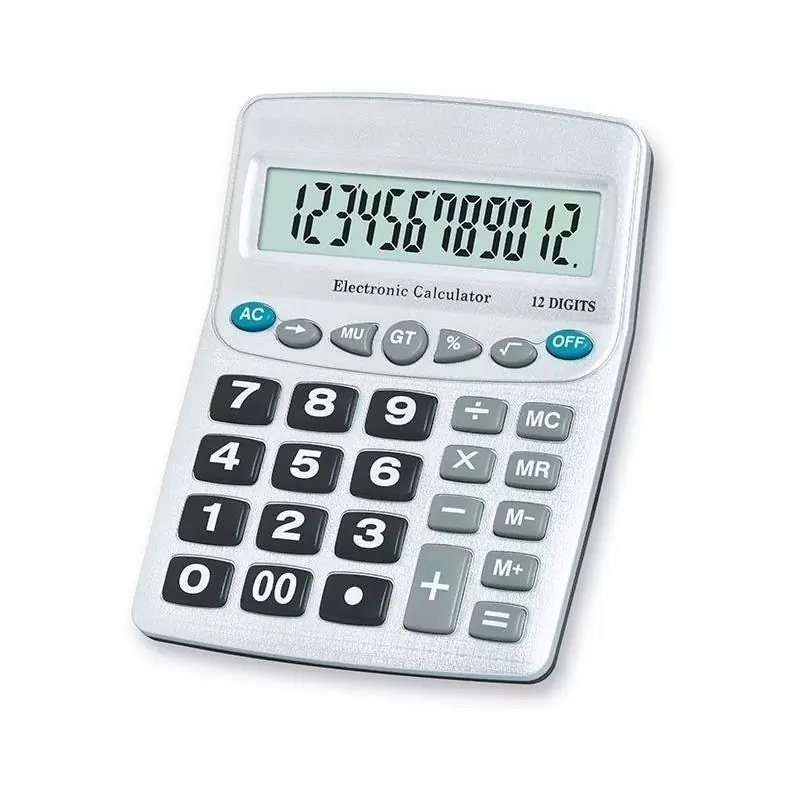Calculadoras,Calculadora Botones Grandes Comercio Colegio Estudiante 12 digitos