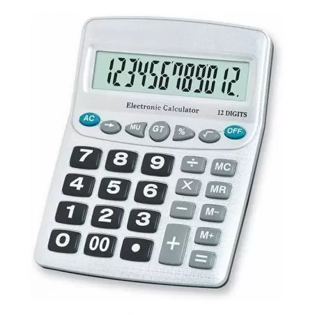 Calculadoras,Calculadora Botones Grandes Comercio Colegio Estudiante 12 digitos - 1048