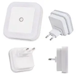 Ampolletas,7X Espanta Cuco Nocturno Luz Led Sensor Noche Niño Enchufe