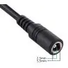 Cables de Poder,Conector Poder Hembra 5.5mm Camara CCTV Tira Led Jack Power Armar