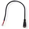 Cables de Poder,Conector Poder Hembra 5.5mm Camara CCTV Tira Led Jack Power Armar