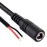 Cables de Poder,Conector Poder Hembra 5.5mm Camara CCTV Tira Led Jack Power Armar
