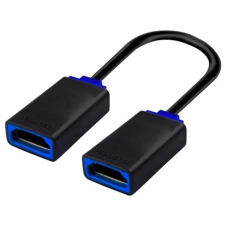 Adaptador de Video y Conversor,Copla Adaptador Hdmi Hembra Cambiador Genero Extension - Cable