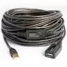 Adaptadores y Cables,Cable Alargador USB Activo Extension de 20 metros Macho Hembra