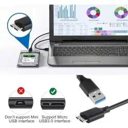 Accesorios Almacenamiento,Cofre SATA Case Para Disco Duro 2.5 Usb 3.0