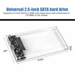 Accesorios Almacenamiento,Cofre SATA Case Para Disco Duro 2.5 Usb 3.0