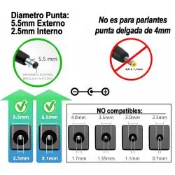 Cargador de Parlantes y Otros,Cargador 9v 2a Fuente Poder Transformador Parlante Karaoke Master-g PUNTA GRANDE