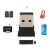 Adaptadores de Audio, BT y OTG,Adaptador Usb Bluetooth Mini Nano P/ Celular, Teclado, Mouse - Cuadrado