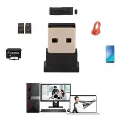 Adaptadores de Audio, BT y OTG,Adaptador Usb Bluetooth Mini Nano P/ Celular, Teclado, Mouse - Cuadrado